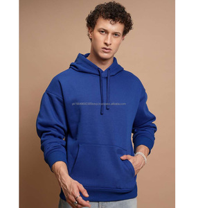 Manufacturer Wholesale Custom Men's Oversized Hoodie 350 Gsm Cotton Blends Digital Printing Fleece Lined for Winter - Product Image 6