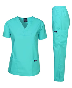 Unisex Fashion Spandex Breathable Salon Spa Healthcare Uniforms Match Trim Customizable Medical Beauty <b>Scrubs</b> OEM Service Safety - Product Image 6