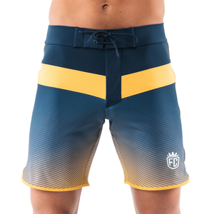 Shorts de Baño para Hombre Titan, Secado Rápido, Elásticos, Diseño de Bloques de Color en Degradado, para Surf, Playa, Natación, Deportes Acuáticos, OEM, ODM - Product Image 1