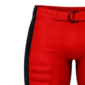 Pantalones Cortos de Fútbol Americano Rojos y Negros, Acolchados, Ligeros, Transpirables, Uniforme Deportivo de Equipo, Ropa Deportiva Cómoda para Juego - Product Image 5