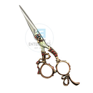 Ciseaux de barbier en acier inoxydable de marque privée, outils de coupe de cheveux durables de haute qualité, vente chaude, fabriqués en usine - Product Image 6
