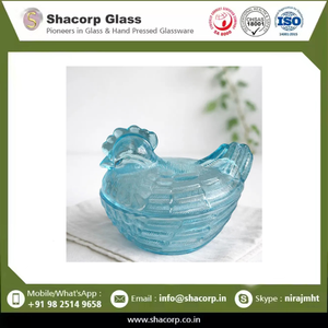 Mini Tarro de Cristal Personalizado con Gallina en Nido, Contenedor Decorativo con Forma de Pollo para Exhibición en Mesa de Pascua - Product Image 6