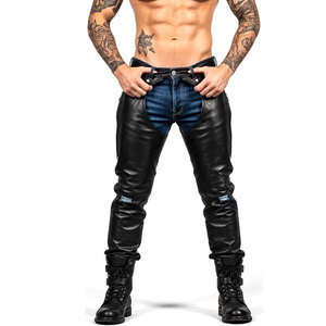 Chaps d'équitation en cuir, service OEM, légers, ajustables, design personnalisé, pour professionnels - Product Image 1