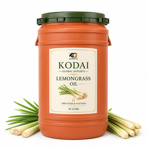 Aceite Esencial de Limoncillo de Tamil Nadu 100% Puro y Natural de Primera Calidad, Destilado al Vapor, para Aromaterapia y Cuidado Facial, Kodai Global Export - Product Image 1