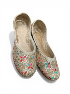 Cream Platform Closed Toe Slip-On Cushioning <b>Jutti</b> for Women - Product Image 3