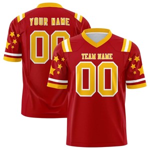 Professional American Football Jersey Quick Dry Fabric School Teamwear Supplier For Adult Club Practice <b>Games</b> - Product Image 1