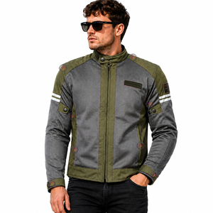 <b>Summer</b> Wear Riders Mesh <b>Jacket</b> <b>Motorcycle</b> Protective Gear Riding Clothing For Men's Street Riders Auto Racing Wear - Product Image 4