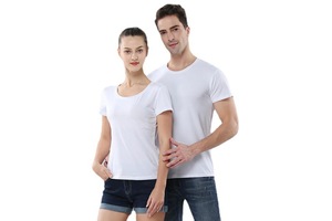 Camiseta Blanca para Hombre, 100% Algodón, con Logotipo Personalizado, al por Mayor - Product Image 3