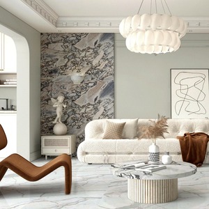 Dalles de marbre naturel de qualité supérieure pour applications de revêtements de sol et de décoration murale de luxe, disponibles à la vente - Product Image 1