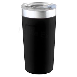 Gobelet noir chaud et froid en acier inoxydable gobelet antirouille pour usage quotidien cuisine et extérieur - Product Image 1