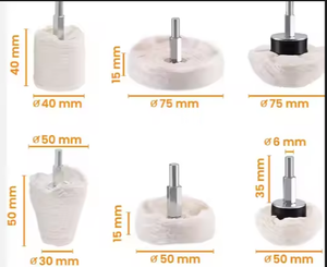 Disco de Pulido Abrasivo de Alta Precisión para Uso en Seco y Húmedo, 6 mm, Dureza Media, Calidad Alemana - Product Image 1