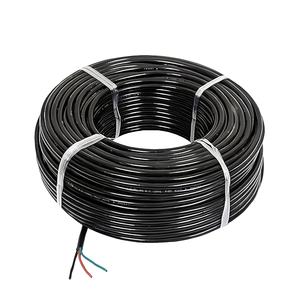 Câble de pompe submersible chauffant en silicone torsadé à motif rond, 3/4 conducteurs, usage marin - Vente directe usine - Product Image 1
