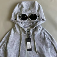 Sweat à capuche court hommes échantillon gratuit poids lourd éponge français surdimensionné épaule sérigraphié Streetwear à capuche pour hommes
