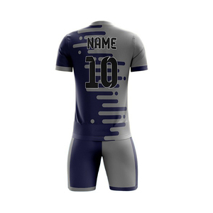 Ensemble de maillot de football unisexe blanc et jaune à imprimé géométrique, manches courtes, col en V, respirant, polyester, taille adulte, toutes saisons - Product Image 6