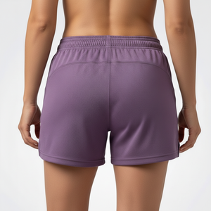 Shorts de course en mesh personnalisés pour femmes, respirants, athlétiques, pour la gym, avec taille élastique, shorts d'entraînement, fabricant de vêtements de sport OEM - Product Image 2