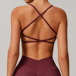 Sujetador Deportivo para Mujer, Tallas Grandes, con Logotipo Personalizado OEM, Resistente a Impactos, Malla de Alta Sujeción, Copa Fija, para Gimnasio, Fitness y Yoga - Product Image 6