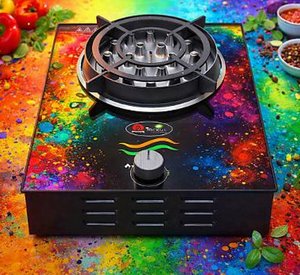 Black Plasma Electric Flame <b>Stove</b> | Fast Smokeless Gas-Free Portable Single Burner Cooking <b>Stove</b> for Home, office, hotel outdoor - Product Image 3