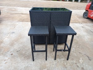 BS00029 Direct Factory in Viet Nam modern Indoor/<b>Outdoor</b> Rattan Garden <b>Set</b> 4pcs Wicker Table and Chairs for Dining Hotel & Villa - Product Image 4