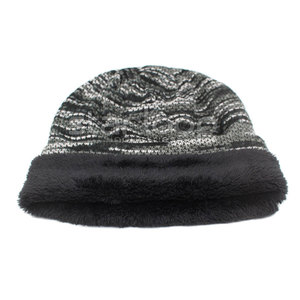 100% Cotton Wool Winter Wear Jacquard Beanie Hats Made In Best Fabric Best Selling Jacquard Beanie Hats For Sale - Product Image 3