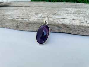 จี้เงินแท้ 925 ประดับอเมทิสต์ ทำมือ สไตล์โบฮีเมียน สร้อยคอคริสตัลบำบัด ของขวัญสำหรับผู้หญิง - Product Image 6