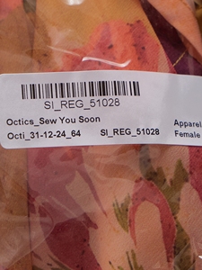 Vestido Midi de Georgette con Estampado Floral Amarillo de Lujo, con Volantes, para Fiestas, Oficina y Eventos Nocturnos, Disponible a un Precio Razonable - Product Image 6