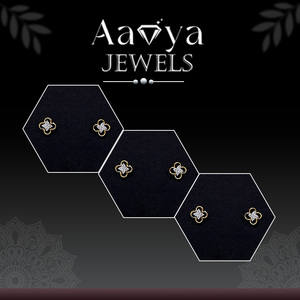 Pendientes de Diamantes Cultivados en Laboratorio con Certificado Infinity Shine, Joyería de Boda de Oro de 14K para Mujer, Estilo Elegante y Lujoso - Product Image 3