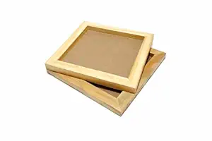 FAIZA CRAFT FC-4139 Natural Wooden Photo <b>Frame</b> <b>Picture</b> <b>Frame</b> Art <b>Frame</b> Desktop Display 30x30cm | Home Decor | Framing Matting - Product Image 6