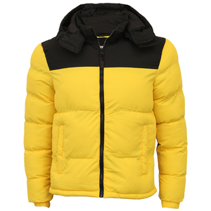 <b>Mens</b> Thermal Shiny Hooded Puffer <b>Jacket</b>, Insulated Winter Coat, Water Resistant Down Padded Puffy <b>Jacket</b> Manufacturer - Product Image 1