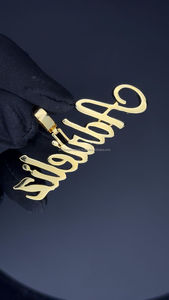 Personalized Sterling <b>Silver</b> Moissanite Bling Letter Chain Street Style <b>Initial</b> Pendant Fine Pendants And Charms <b>Necklace</b> - Product Image 4