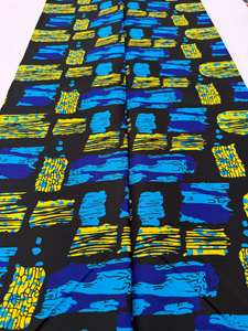 Tela de Algodón con Estampado Africano Original de Kenia, con Diseños Modernos y Elegantes para Vestidos, Camisas y Ropa Tradicional - Product Image 2