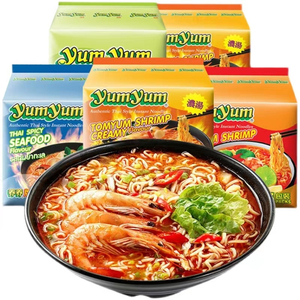 บะหมี่กึ่งสำเร็จรูป yumyum TOM Yum Kung น้ำซุปกุ้งเปรี้ยวและร้อน - Product Image 5
