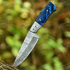 Cuchillo de Caza Edición Especial de Acero de Damasco con Funda de Cuero, Cuchillo de Supervivencia de Caza de Última Tendencia - Product Image 6
