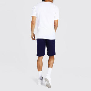 Ensemble sportif homme été personnalisé en gros, t-shirt à manches courtes et short, deux pièces, prix raisonnable - Product Image 2