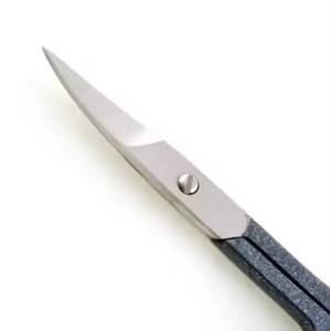 Manicure Scissors Stainless Steel Sharp Blade <b>Red</b> <b>Glitter</b> Handle Beauty Tools for Nail Care Adults Round Hole Design - Product Image 5