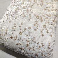 Tissu brodé SQ, tissu à sequins, tissu brodé pour kaftan, tissu brodé pour abaya, tissu en dentelle, vente en gros de mode boutique en vrac