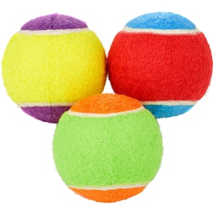 ลูกเทนนิสสองสี เทปคริกเก็ต ลูกเทนนิสขนสัตว์นุ่ม ยางอัดแรงดันสูง เด้งดี สำหรับฝึกซ้อม แข่งขัน ทัวร์นาเมนต์ ลูกเทนนิสสองโทนสี - Product Image 5