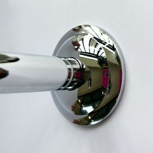 Braccio di Estensione per Doccia a Parete con Filettatura Conica 1/2 NPT, Flangia e Soffione a Pioggia - Accessori per Cabina Doccia - Product Image 5