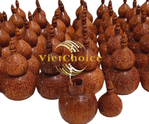 Cute Handcrafted Coconut <b>Toothpick</b> Container Dispenser Holder with Eco-Friendly Durable Large Capacity From VIETHOICE VIETNAM - Product Image 6