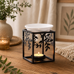 Quemador de aceite de madera y cerámica de moda |   Quemador de Incienso Bakhoor Hecho a Mano para Ramadán y Eid, Decoración para el Hogar, Regalo, Accesorios - Product Image 2
