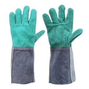 Gants en cuir de vachette renforcé avec doublure en coton pour la soudure, la sécurité au travail, les ouvriers du bâtiment et les joueurs de hockey - Product Image 4