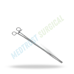 Pinzas cervicales veterinarias reutilizables de 75 cm, instrumento quirúrgico de acero inoxidable para uso obstétrico en caballos y ganado - Product Image 4