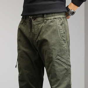 Pantalon cargo pour homme, style américain, multi-poches, joggers, taille plus, coupe ample, streetwear décontracté - Product Image 5