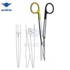 Ciseaux Fanous 16,5 cm / 6-1/2 pouces droits à lame dentelée Super Cut TC pour chirurgie - Product Image 3