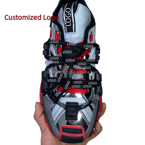 Di fascia alta di design di lusso da uomo Custom in vera pelle in maglia bassa Top Space Sneakers multicolori per ascensori sportivi - Product Image 2