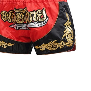 Shorts de Muay Thai Rose et Rouge de Qualité Supérieure – Vêtements de Muay Thai en Gros pour Dojos et Équipements de Boxe - Product Image 6