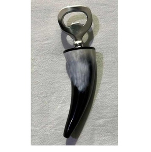 Abridor de Botellas de Cuerno de Búfalo Natural, Ecológico, Seguro para Alimentos, Herramienta de Barra Hecha a Mano de Lujo para Restaurantes y Hoteles - Product Image 5