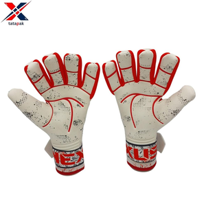 Professional High Quality Leather Outdoor Waterproof Soccer Football Goalkeeper Gloves Breathable Non-Slip Adjustable Wrist Full - Product Image 3