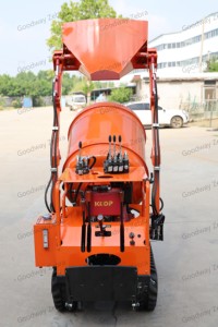 Minidumper de orugas <span class=keywords><strong>Goodway</strong></span> Zebra 350L-800L con motor diésel EU5/EPA4, mezclador de hormigón, motor de 10HP y bomba de descarga hidráulica de alta potencia - Product Image 6