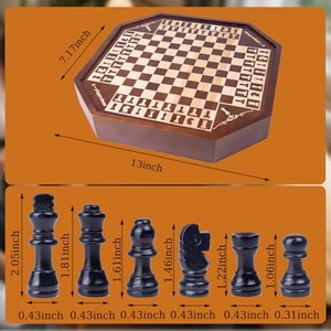 Sheesham <b>Wood</b> <b>Chess</b> <b>Set</b> Tribal Motifs Wholesale | Handcrafted Indian Board Game - Product Image 3