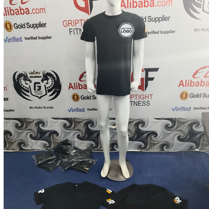 เสื้อยืดคอตตอนหวีลายพรางทรงบ็อกซี่ฟิตสำหรับผู้ชาย ขายส่ง เสื้อเปล่าลำลอง - Product Image 6